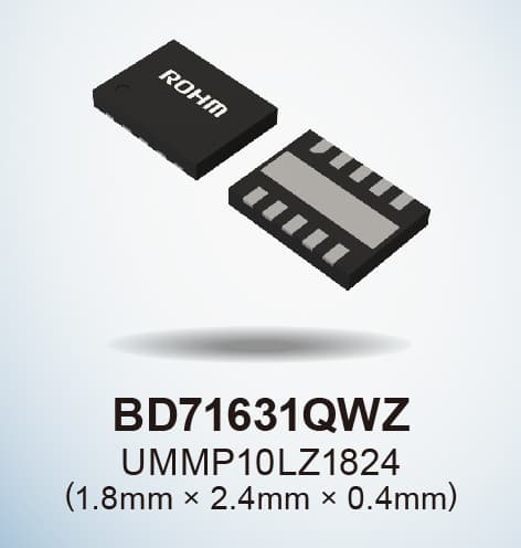 ROHM开发出充电控制IC“BD71631QWZ”